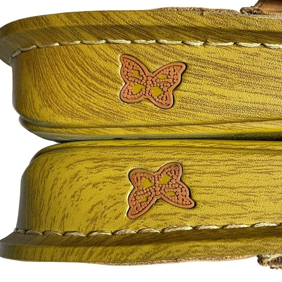 Alegria Vanessa Chrysalis Cognac Boho Embroidered Sandals - Alegria Sz 39 = US 9 - Picture 14 of 16